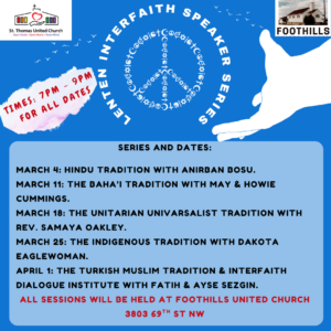 Interfaith Speakers 2026
